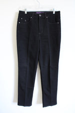 Gloria Vanderbilt Adrianne Slim Black Jeans | 10