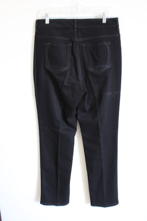 Gloria Vanderbilt Adrianne Slim Black Jeans | 10