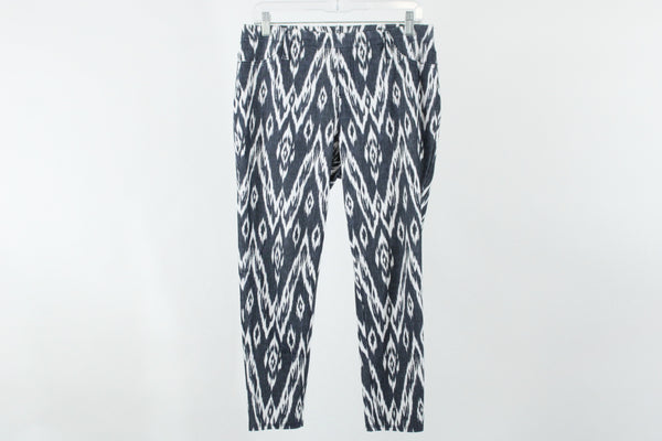 Faded Glory Patterned Jeggings, M