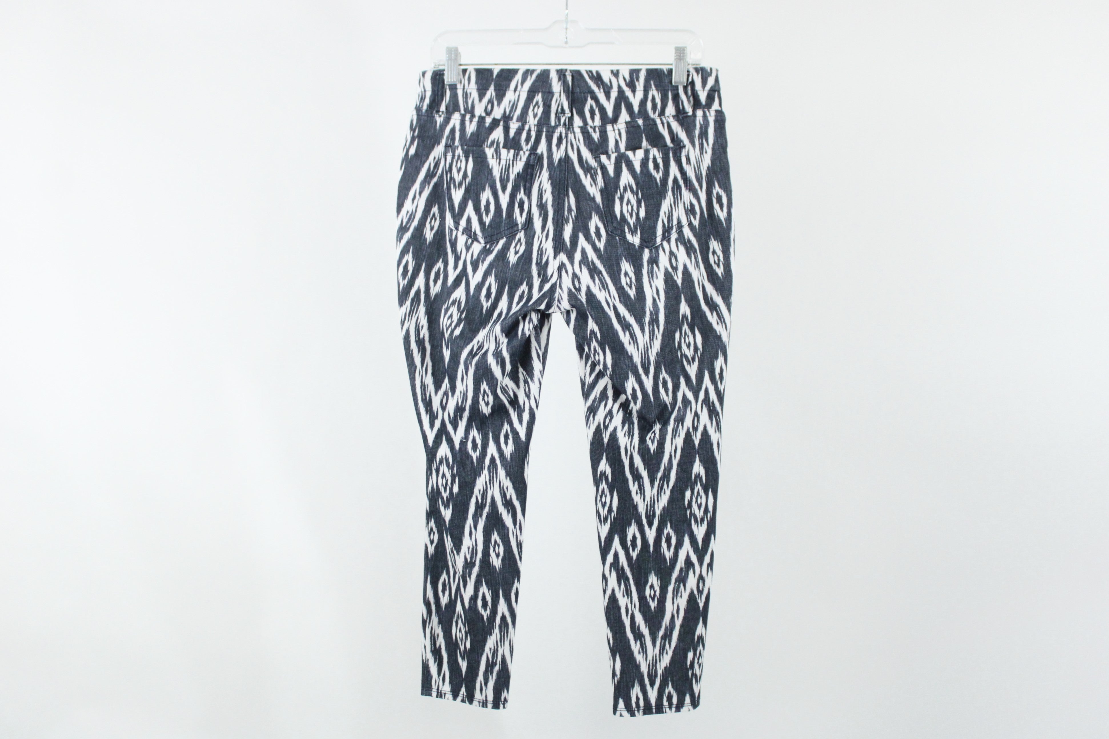 Faded Glory Patterned Jeggings, M