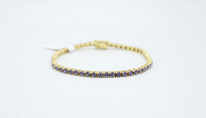 Joan Rivers Purple Stone Bracelets