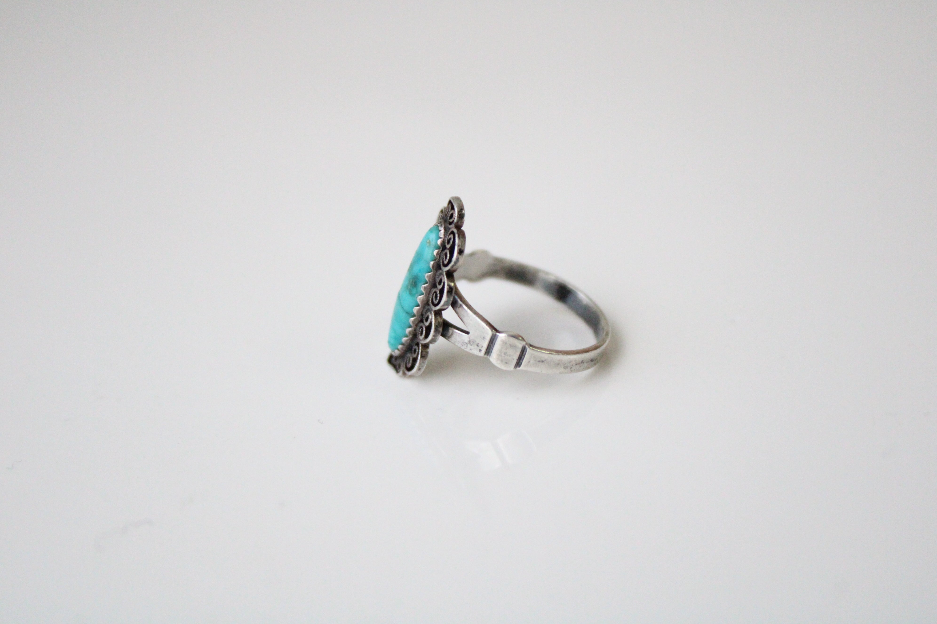 Turquoise Sterling Ring | Size 6