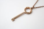 Michael Kors Bronze Colored Key Necklace