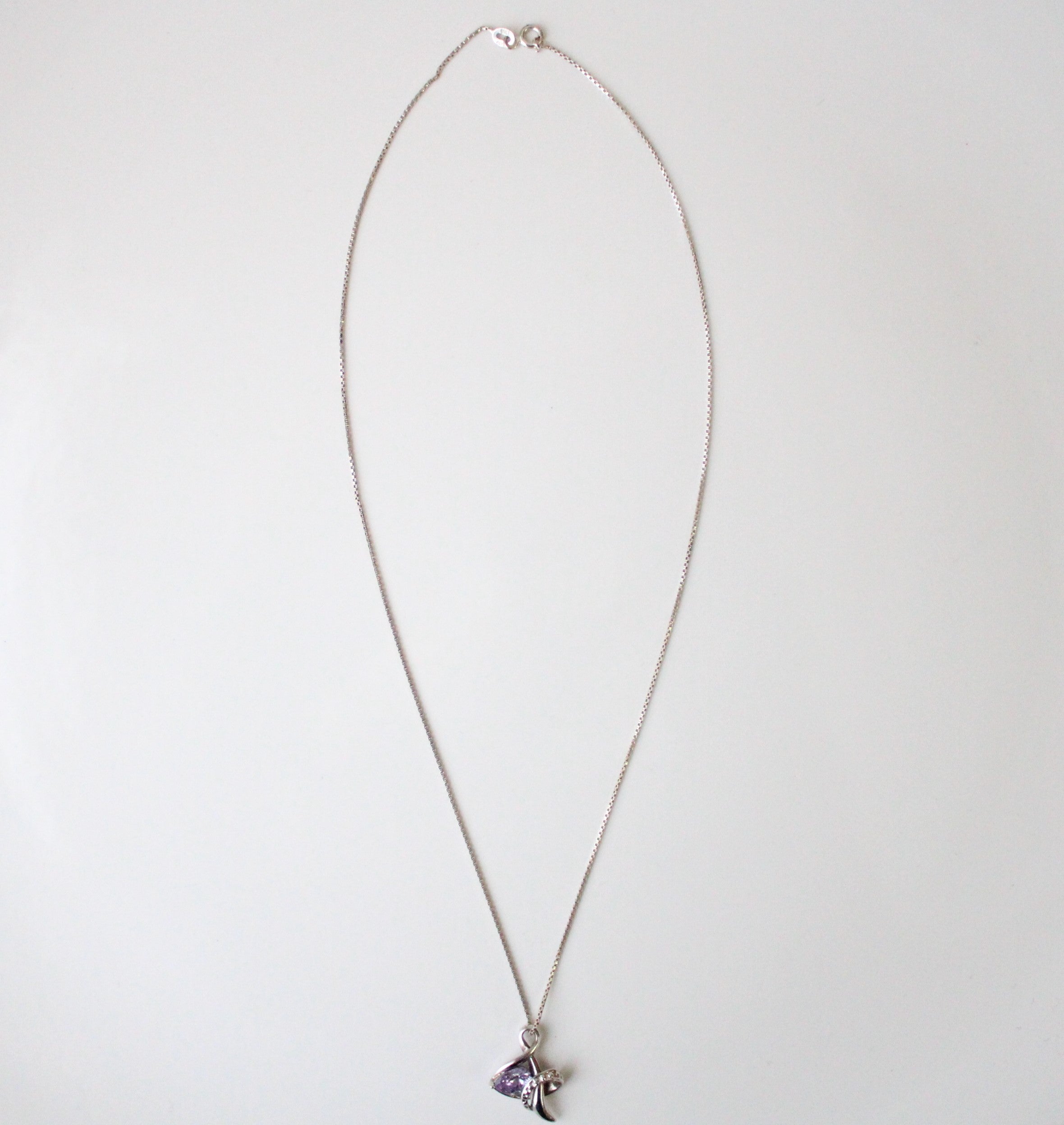 925 Purple Stone Necklace