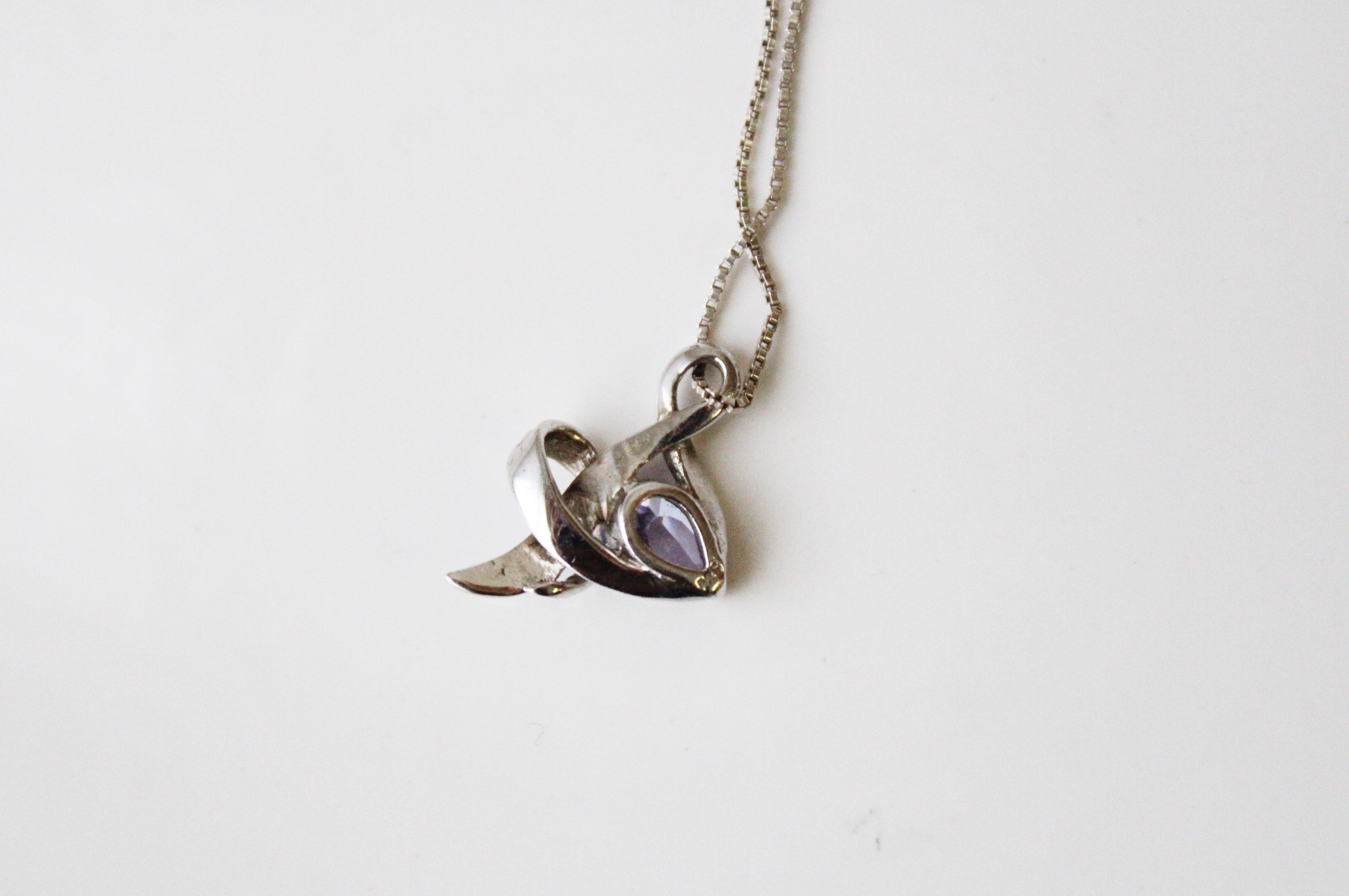 925 Purple Stone Necklace