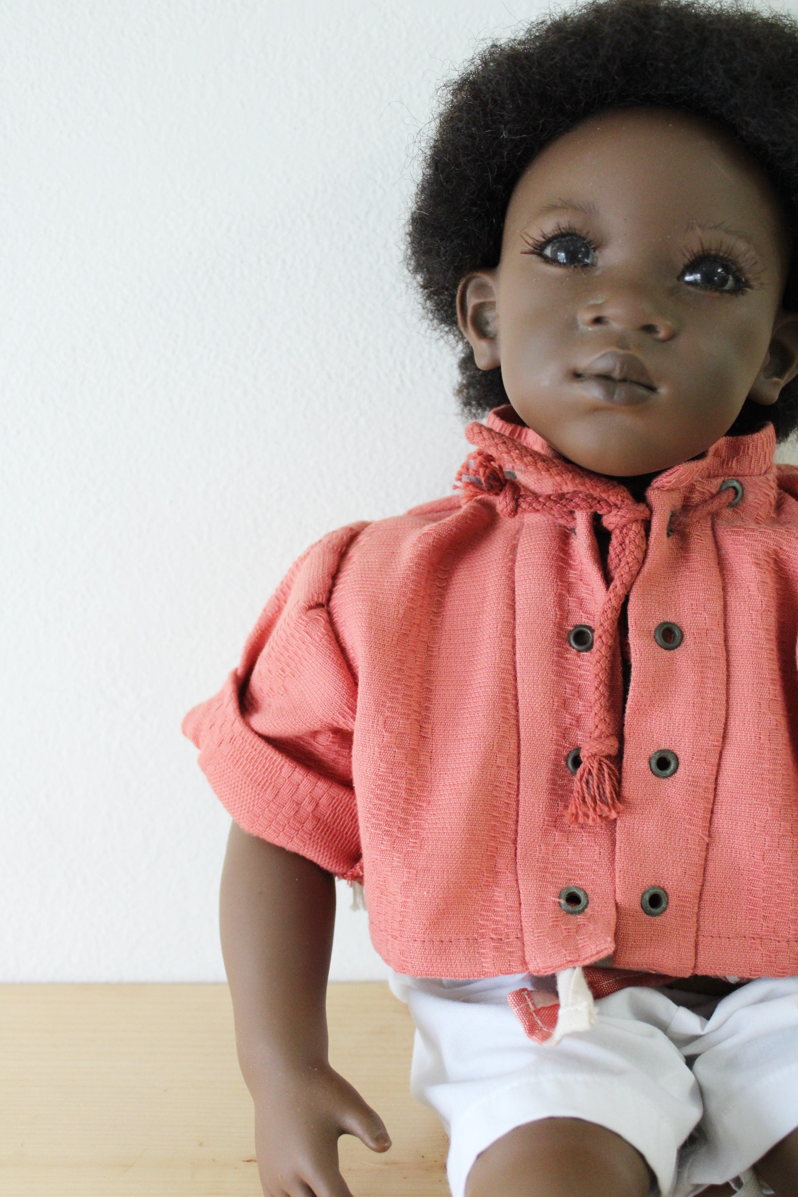 Vintage Annette Himstedt Pemba African Black Boy 1992 Doll