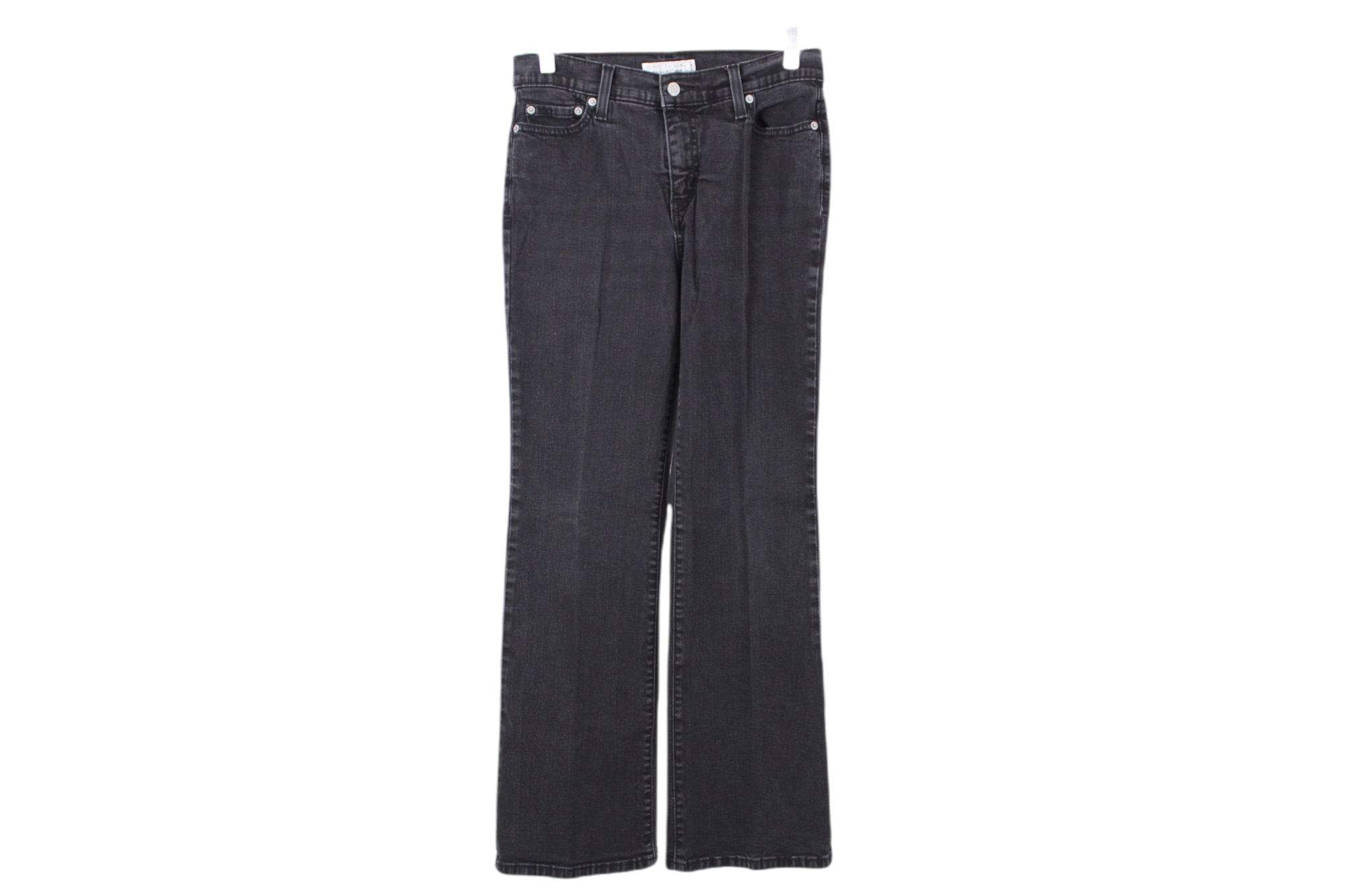 Levi's Perfectly Slimming Bootcut 512 Black high Waisted Jeans | 10 Short