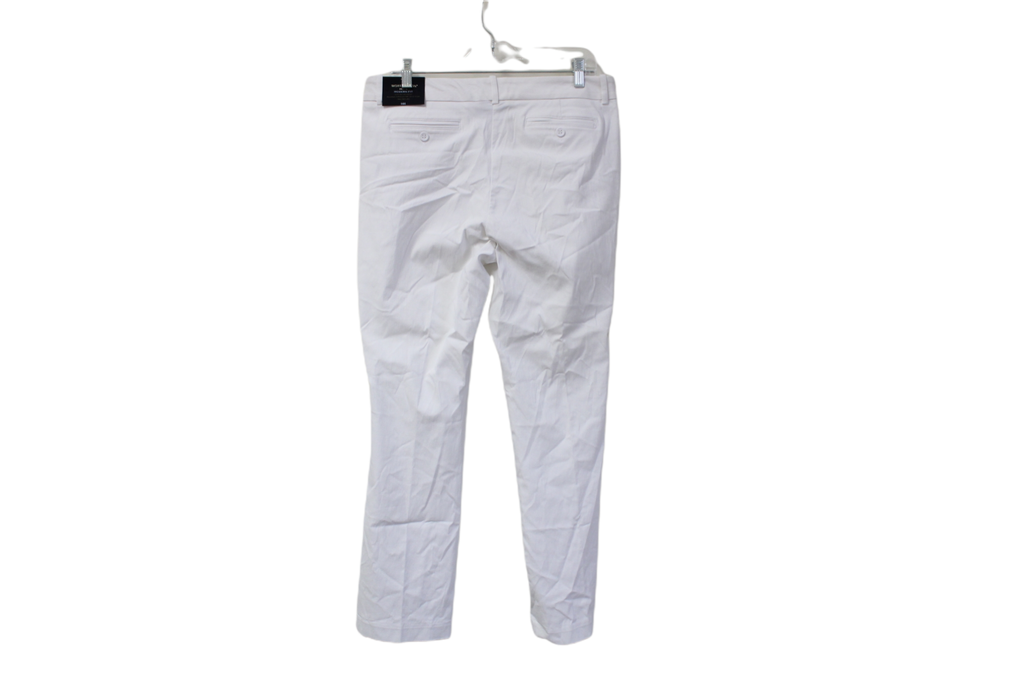 NEW Worthington Modern Fit Trouser Leg White Slacks | 12 Petite
