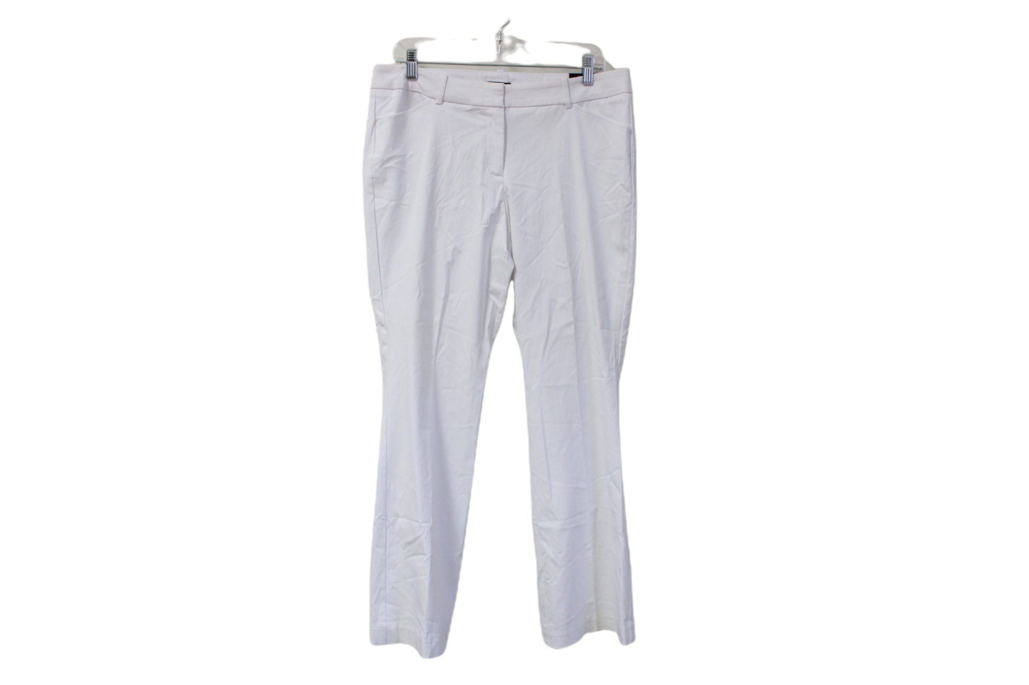 NEW Worthington Modern Fit Trouser Leg White Slacks | 12 Petite