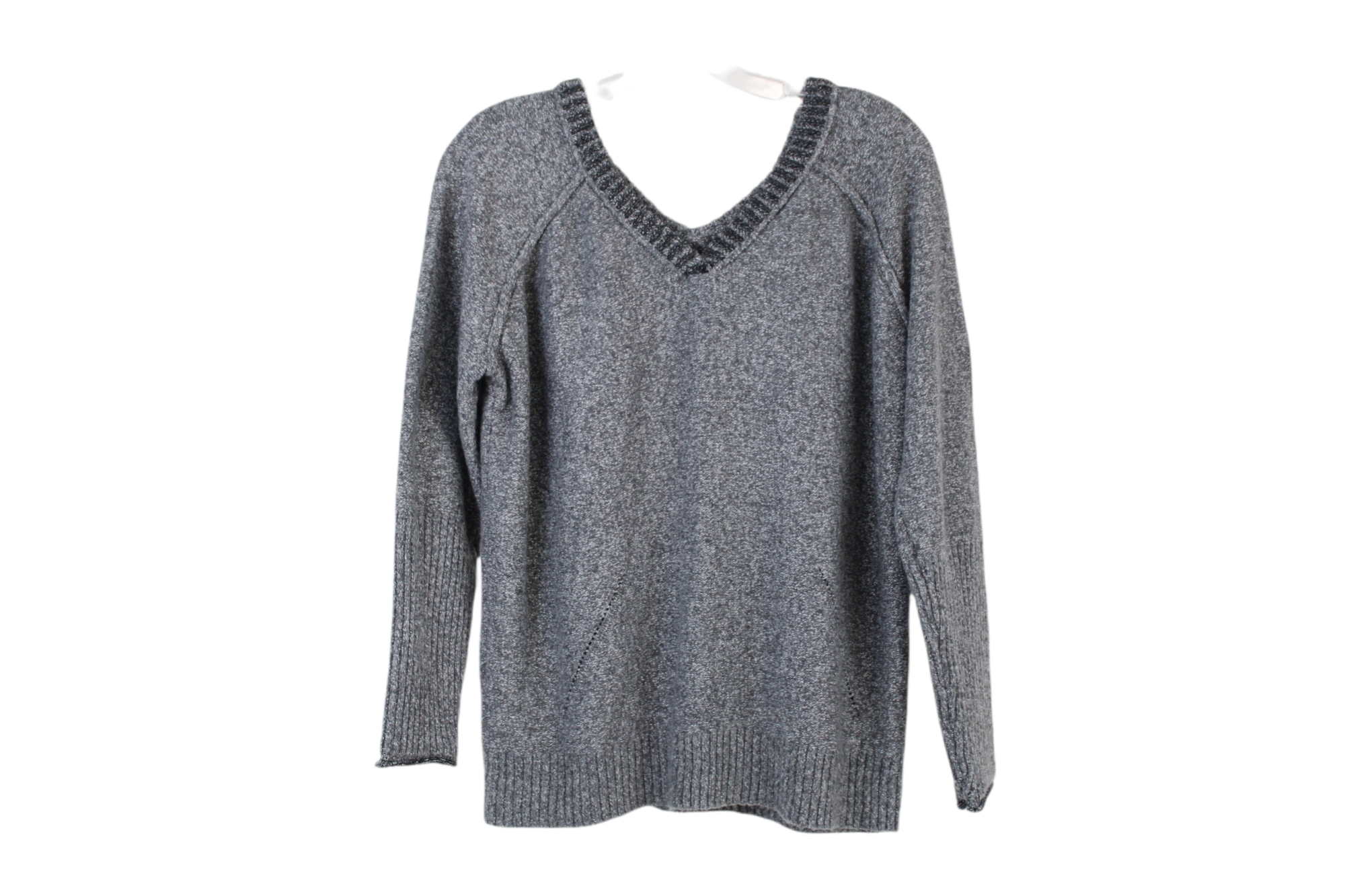 Democracy Soft Thick Knit Gray Sweater | M