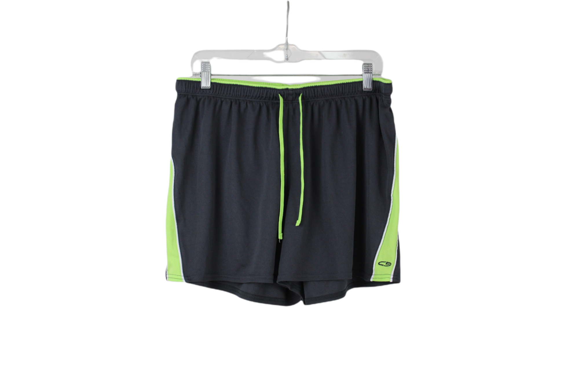 Champion Gray & Green Athletic Shorts | XL