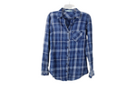 Maurices Blue Soft Plaid Shirt | S