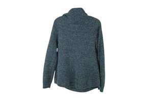 Preswick & Moore Blue Knit High Neck Sweater | XL