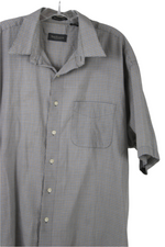 Van Heusen Green & Blue Plaid Shirt | XL