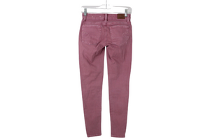 American Eagle Pink Distressed Ne(X)t Level Stretch Jeans | 0 Short