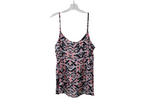 About A Girl Los Angeles Pink Black Pattern Tank | XL