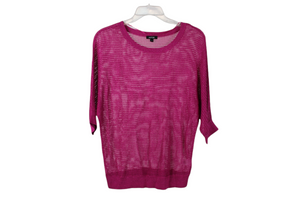 Apt.9 Pink Shimer Knit Top | M