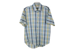 Arnold Palmer Blue Plaid Button Down Shirt | L
