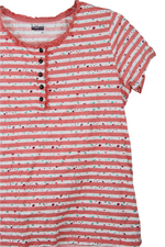 Basic Editions Pink Striped Shirt | S