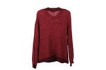 Shein Red Oversized Knit Sweater | S