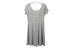 Charming Charlie Black & White Striped Dress | M