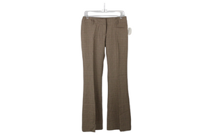 NEW H&M Divided Brown Plaid Pants | 6