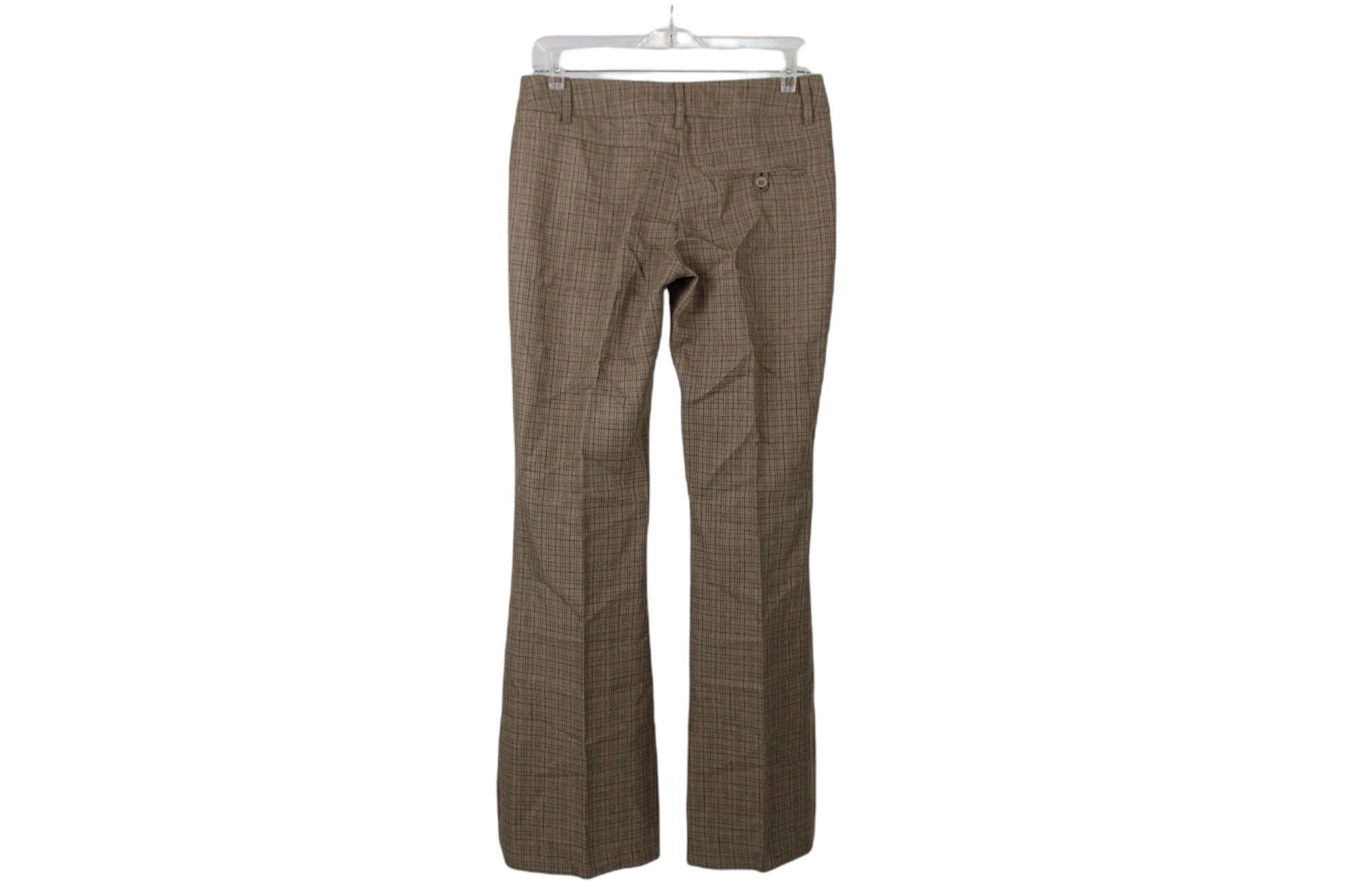 NEW H&M Divided Brown Plaid Pants | 6