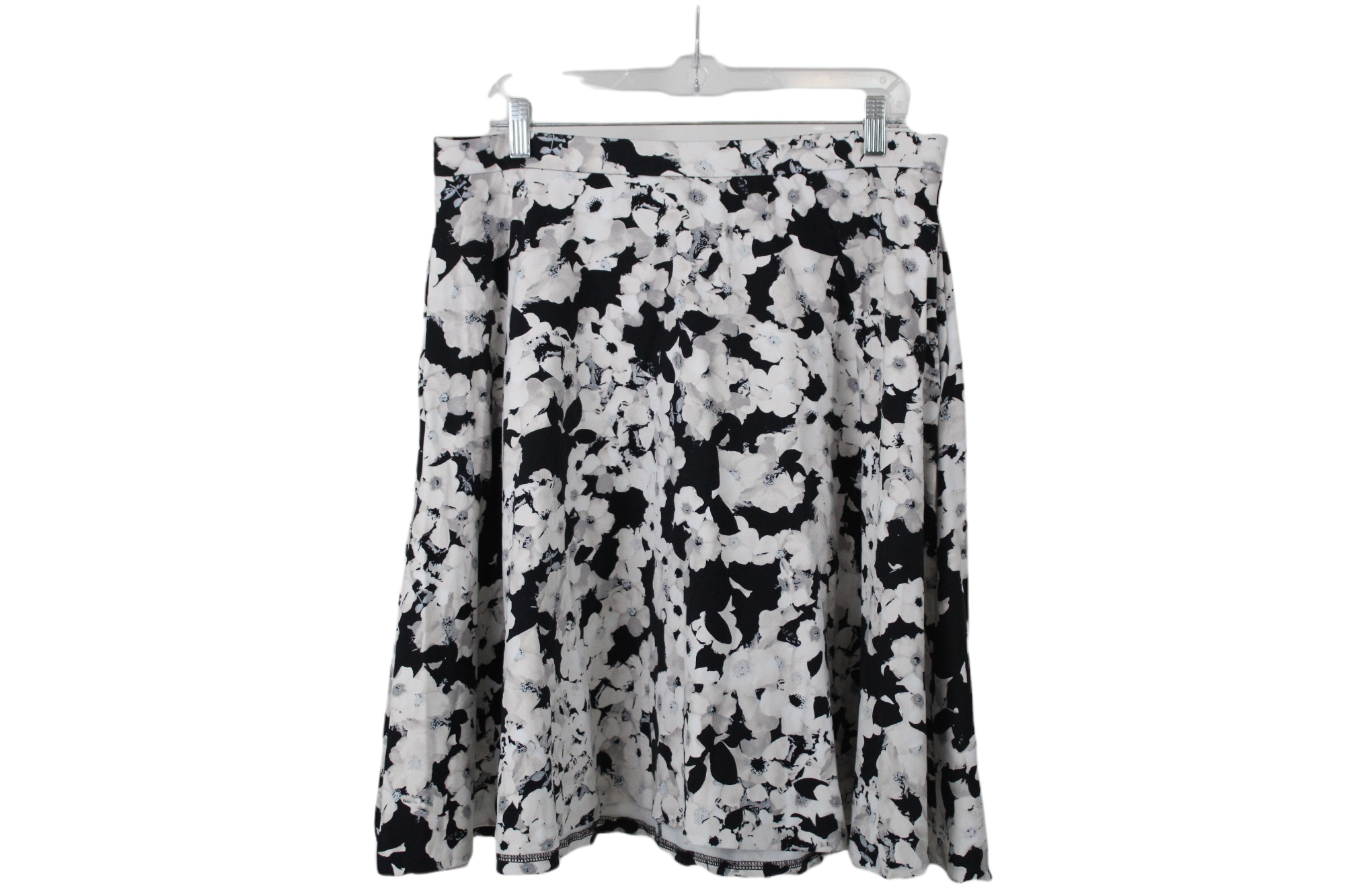 Adrienne Vittadini White Cotton Blend Skirt Women's Size 12