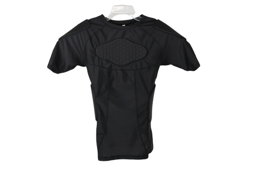 Black Sports Pad Shirt | XL