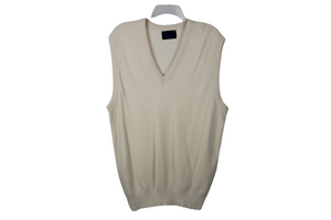 Jantzen Pale Yellow Sweater Vest | XL