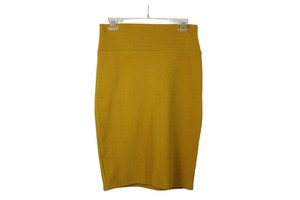 LuLaRoe Mustard Skirt | S