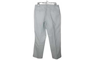 Haband's Gold Coast Blue Striped Crop Pants | 36X37