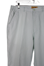 Haband's Gold Coast Blue Striped Crop Pants | 36X37