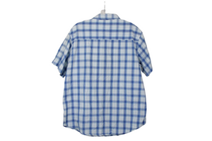 Arizona Vintage Fit Blue Plaid Shirt | L