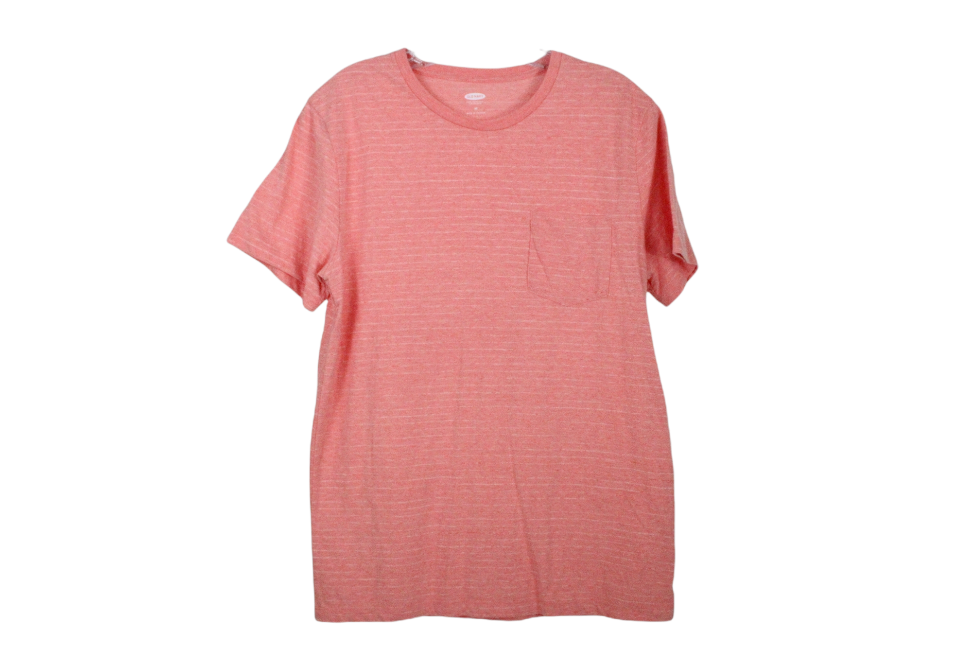 Old Navy Salmon Striped Tee | M