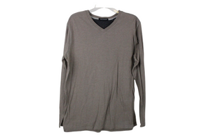 Michael Brandon Brown Long Sleeved Shirt | L
