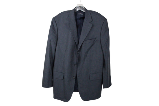 Nautica Blue Gray Blazer | 43 Regular