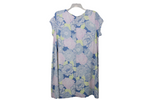 Ruby Rd. Blue Floral Textured Dress | XL