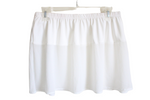 NEW Demdaco White Chiffon Shirt Bottom | L