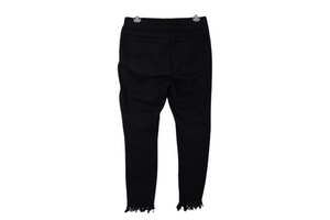 Mudpie Black Distressed Ankle Jeggings | M