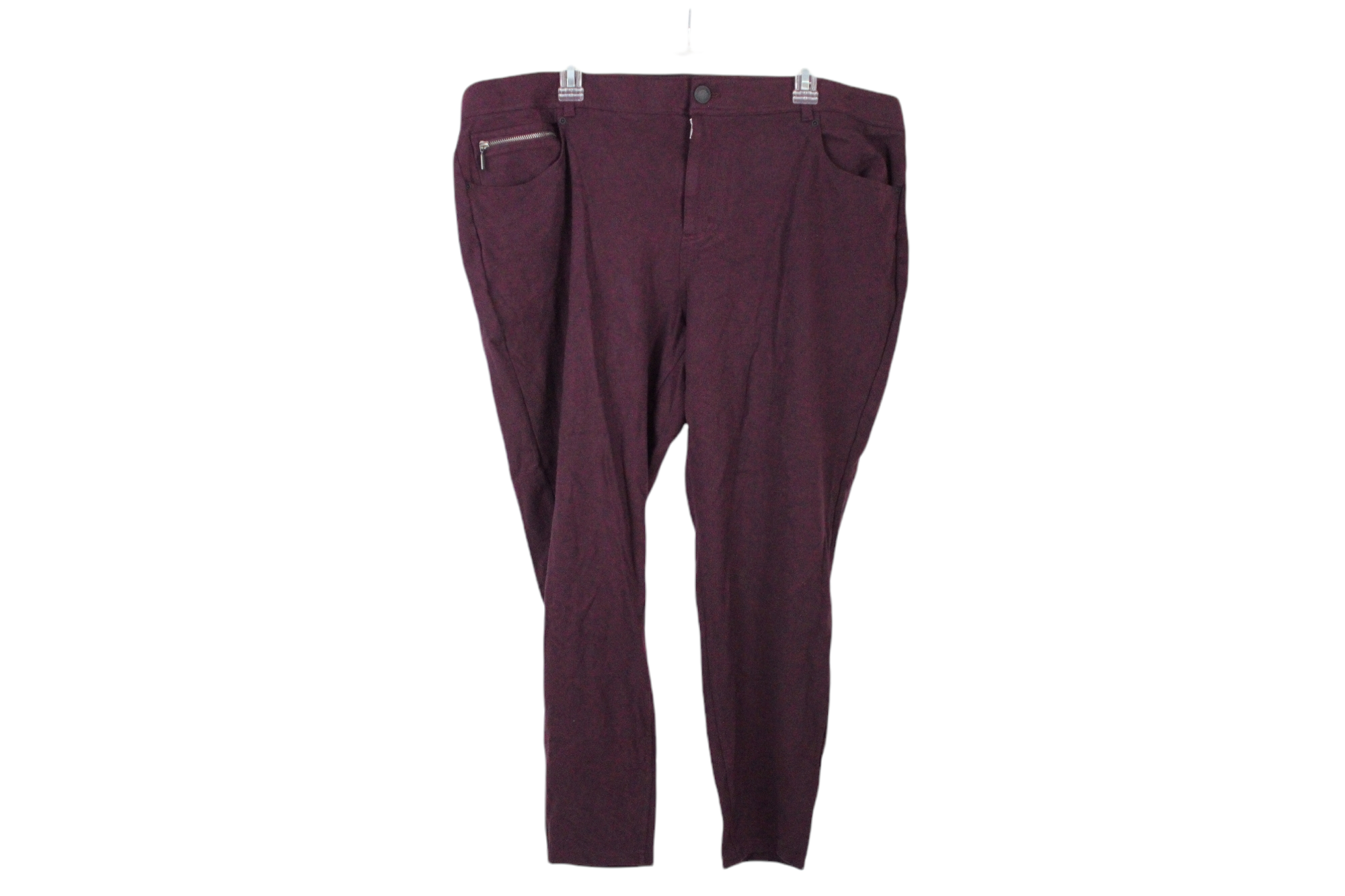 Maurices Burgundy Stretch Pants | 24