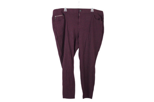 Maurices Burgundy Stretch Pants | 24