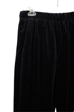Jaclyn Smith Sport Black Velour Pants | M