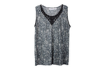 Sag Harbor Pleated Paisley Top | L
