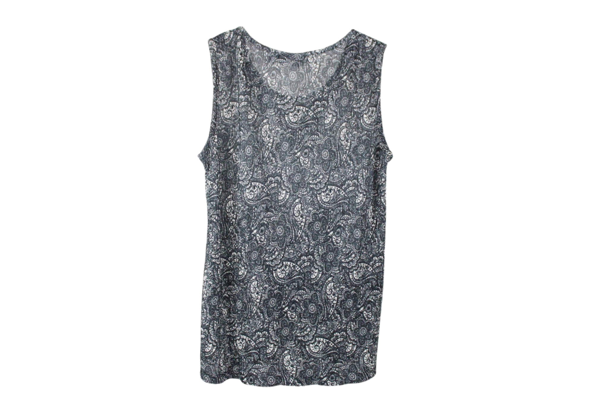 Sag Harbor Pleated Paisley Top | L