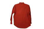 Retro Burnt Orange Beaded Shirt | M