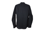 Blue Man Black Button Down | L