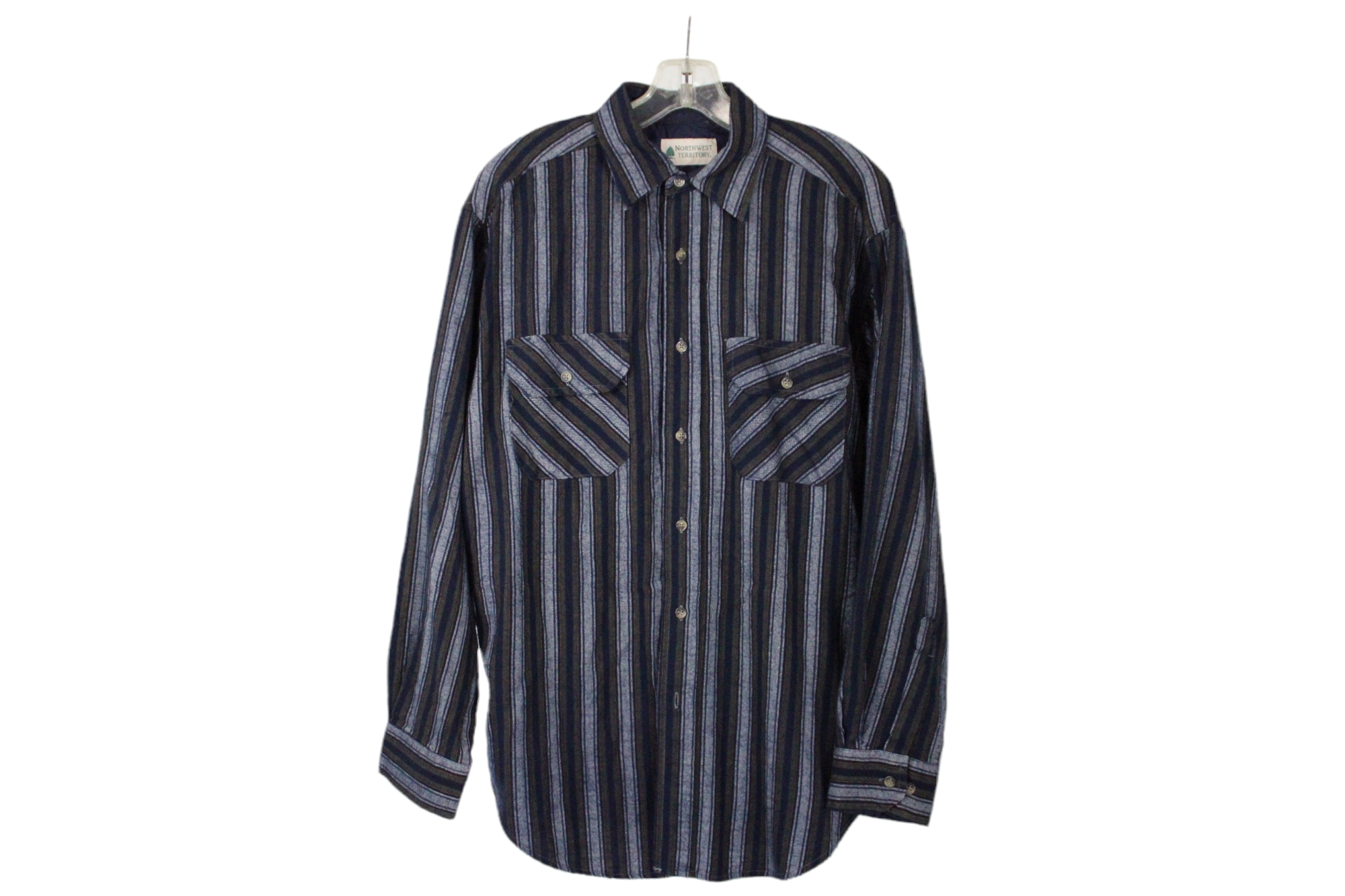 Northwest Territory Blue Striped Shirt | M