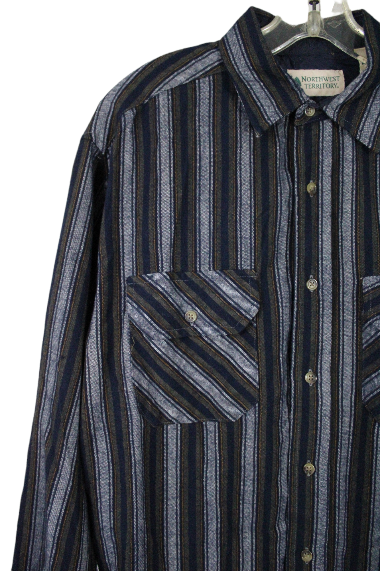 Northwest Territory Blue Striped Shirt | M