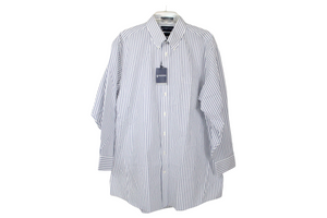 NEW Stafford Essentials Classic Fit The Blazer Shirt | 17 32-33